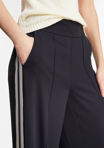 COMMA Wide leg Broek in Blauw