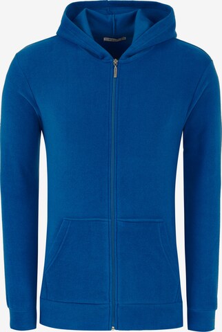 Buratti Fleece jas 'Vlies ' in Blauw: voorkant