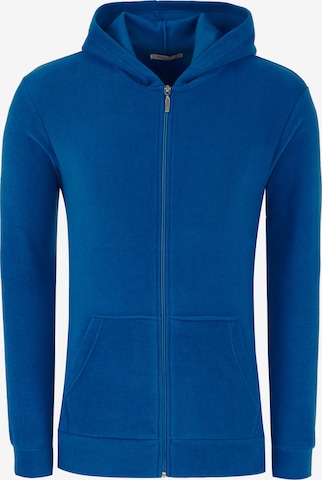 Buratti Fleece jas 'Vlies ' in Blauw: voorkant