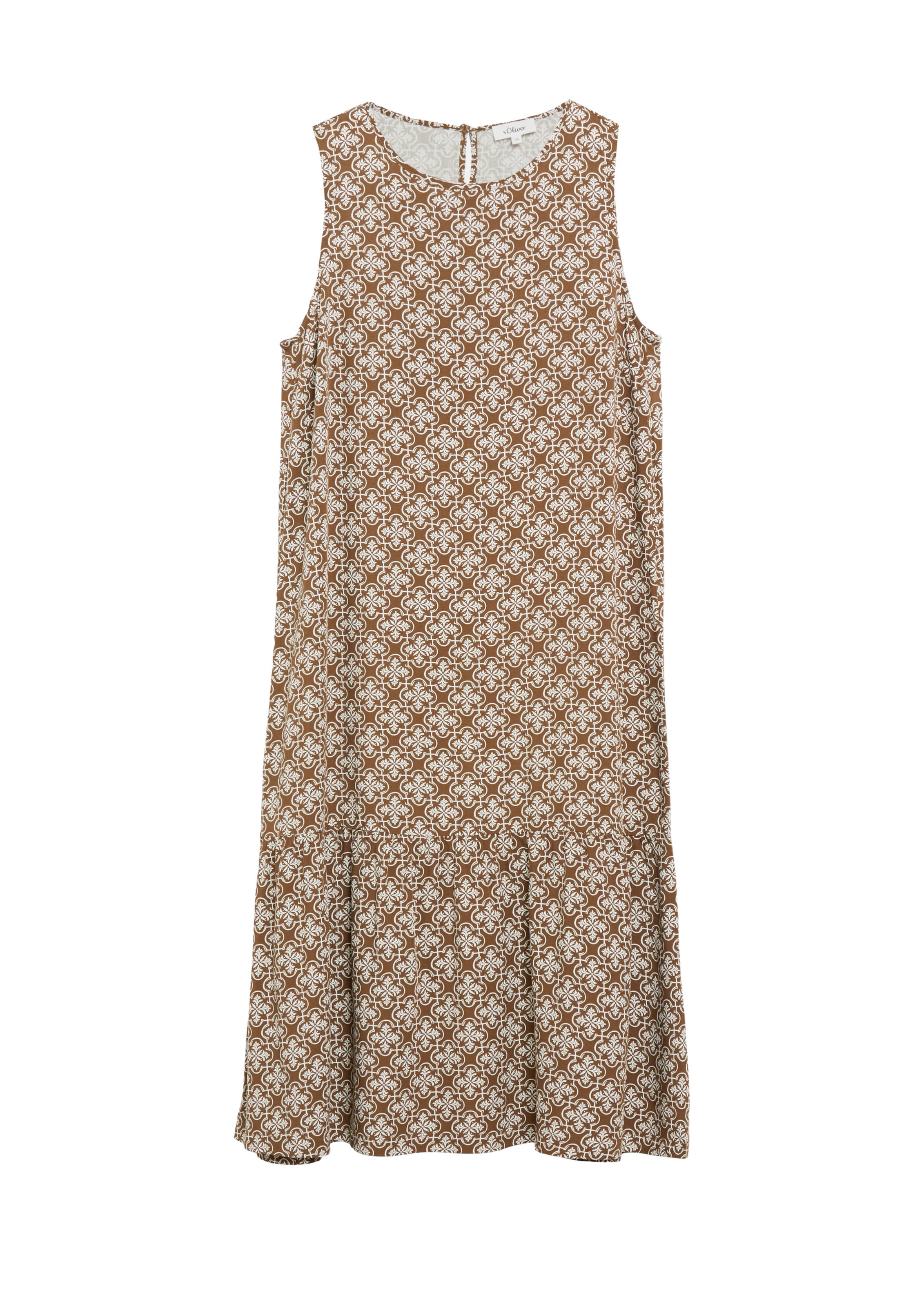s.Oliver Kleid in Braun: Vorderseite