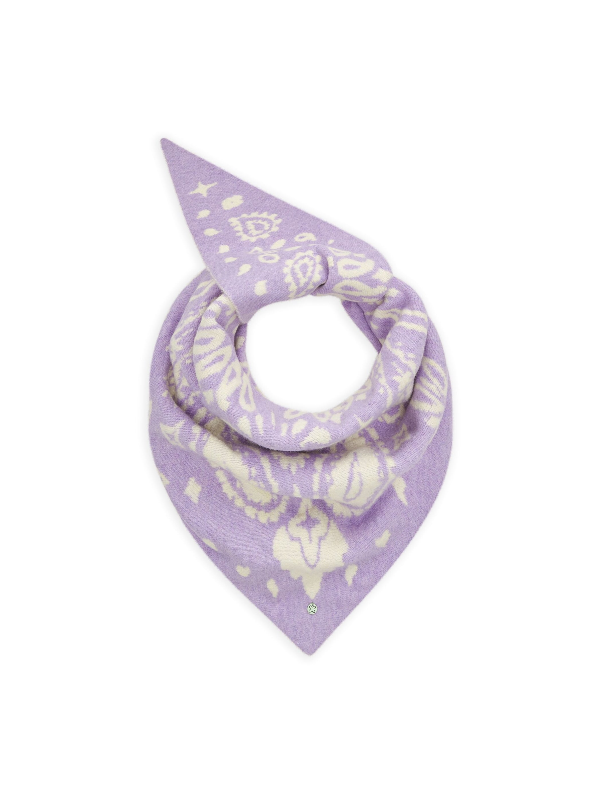 Foulard CODELLO en violet : devant