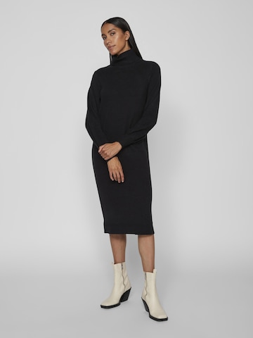 VILA Knitted dress 'Sara' in Black