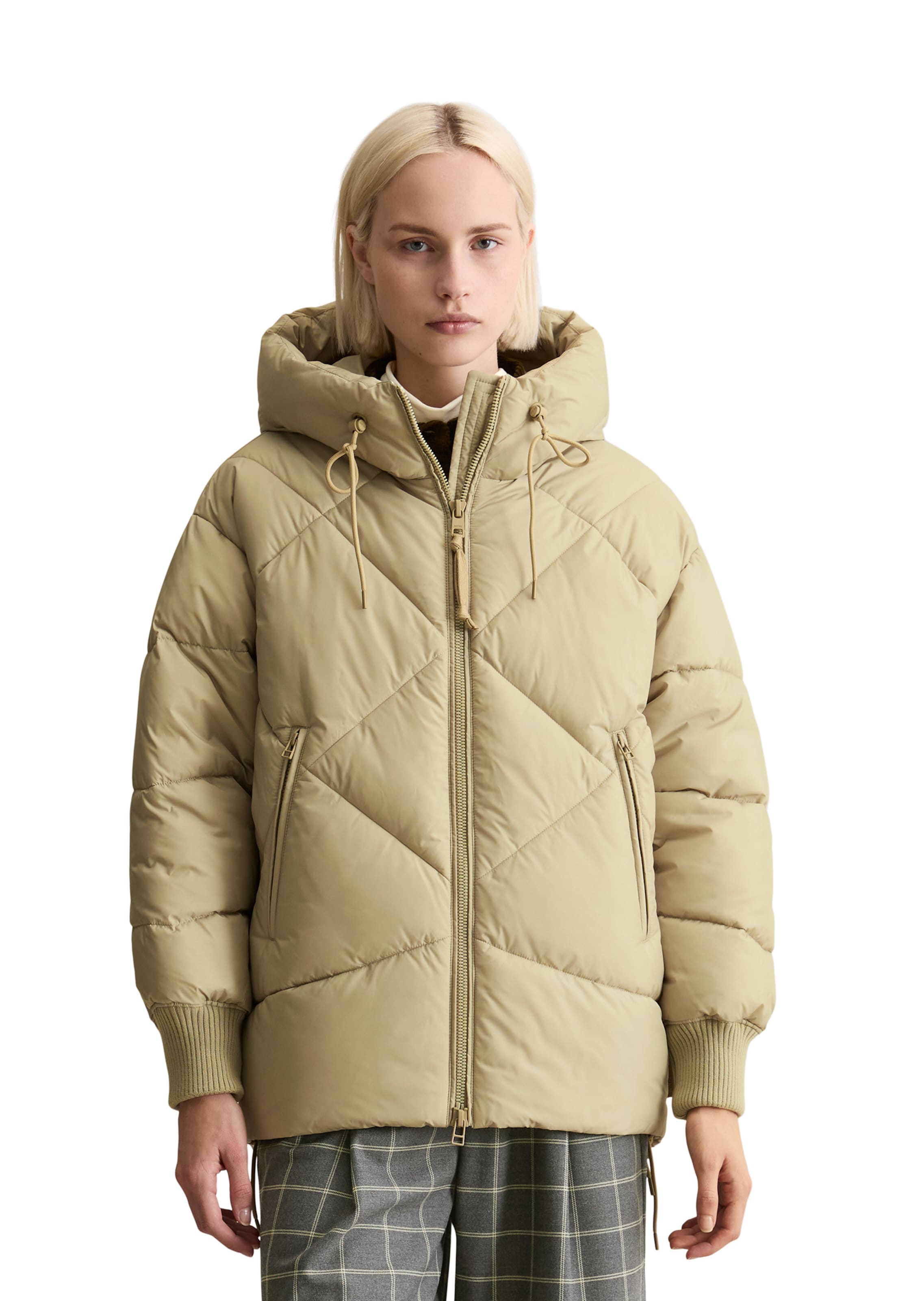 Marc O'Polo DENIM Winter Jacket in Green: front