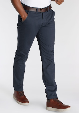 DELMAO Regular Chino Pants in Blue