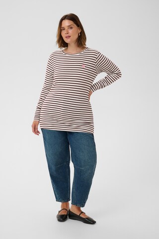 KAFFE CURVE - Camisa 'KCLia' em branco