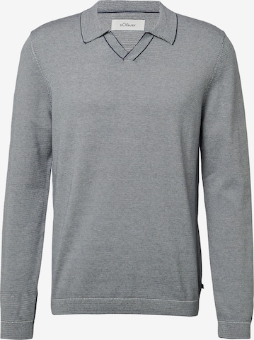 Pull-over s.Oliver en bleu : devant