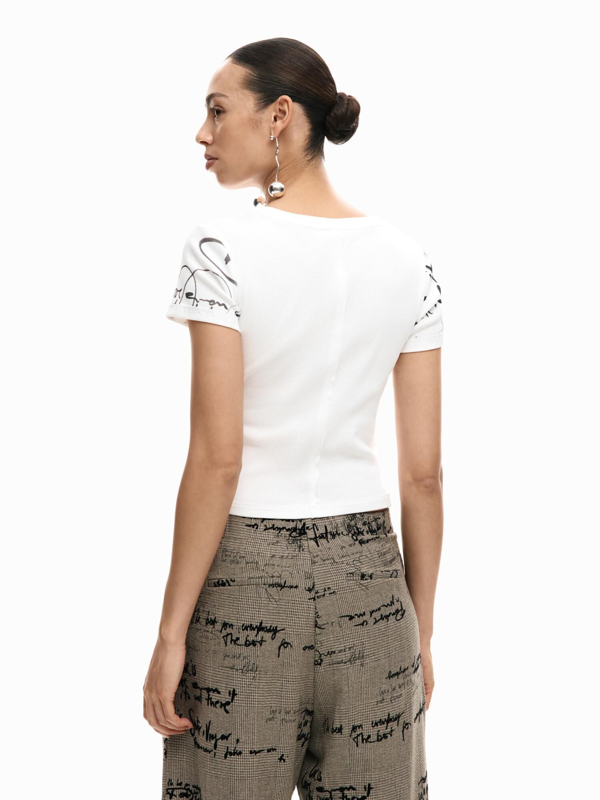 Desigual T-Shirt in Weiß