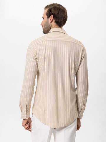 Antioch Regular fit Button Up Shirt in Beige