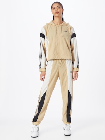 ADIDAS SPORTSWEAR Tracksuit 'Gametime' in Beige