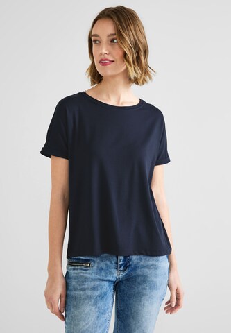 STREET ONE Shirt in Blauw: voorkant