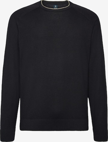 Boggi Milano Sweater in Black: front