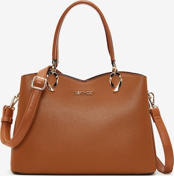 Borsa a mano di Derimod in marrone: frontale