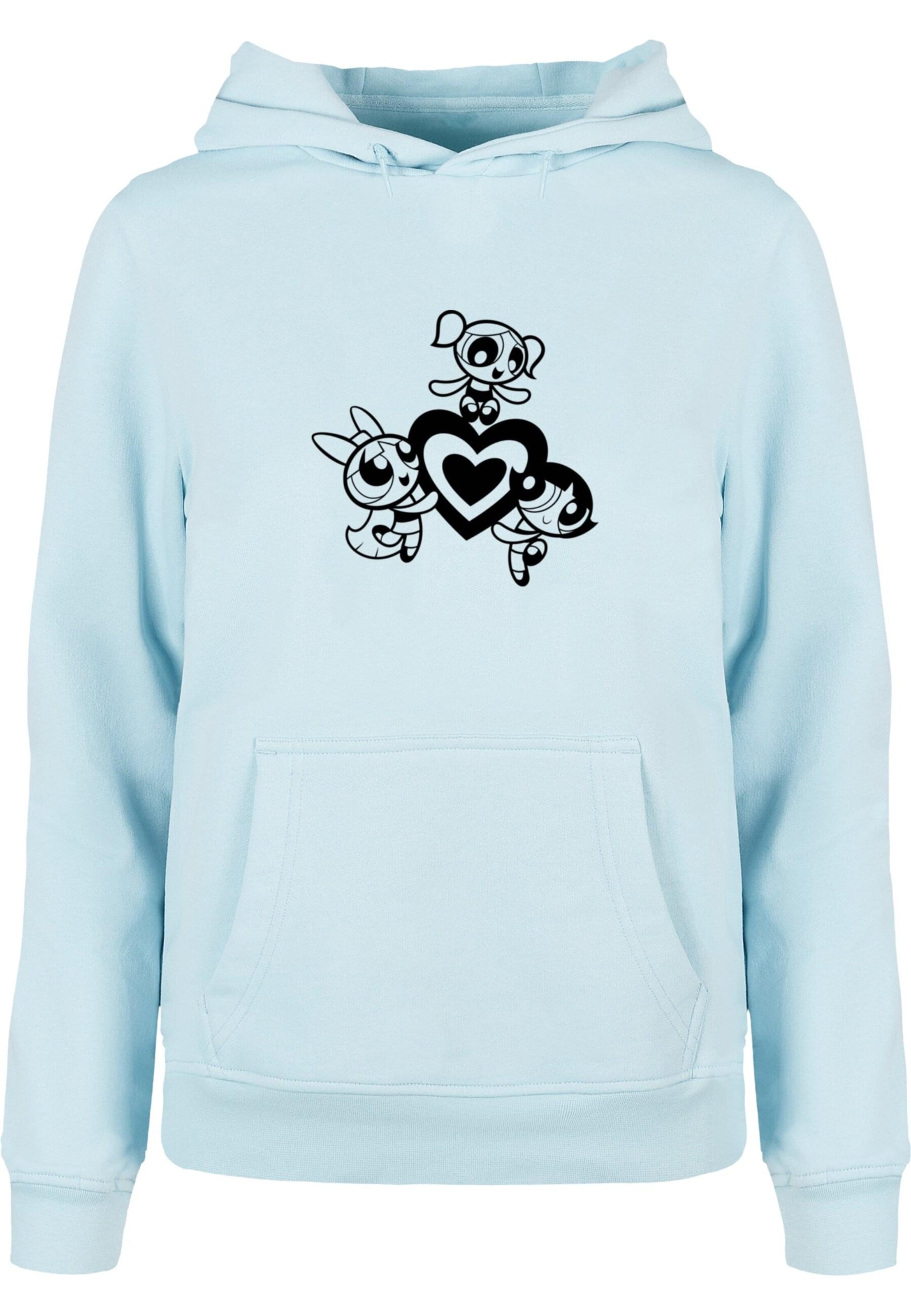 Merchcode Sweatshirt 'The Powerpuff Girls' in Blue: front