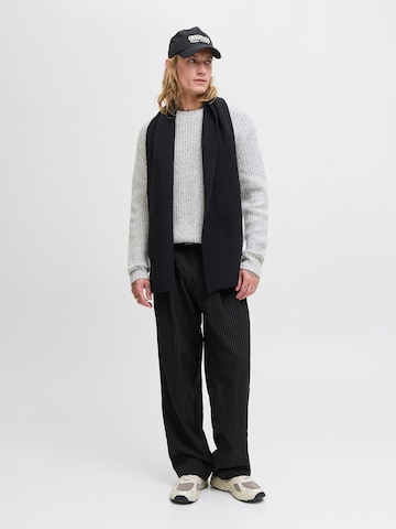 JACK & JONES - Pierna ancha Pantalón plisado 'JPSTBILL JJDAYTONA' en negro