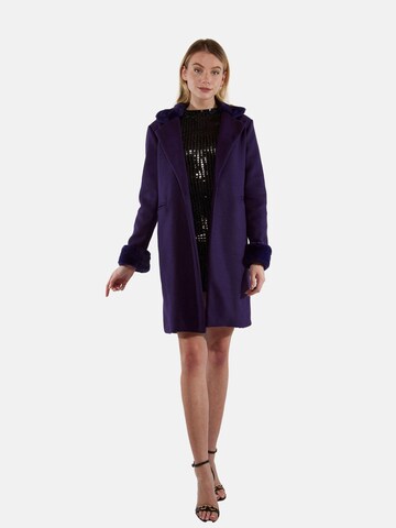 TOOche Winter Coat in Purple: front