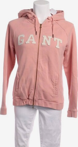 GANT Sweatshirt & Zip-Up Hoodie in S in Pink: front