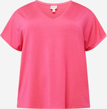 Vero Moda Curve Shirt 'AYA' in Roze: voorkant