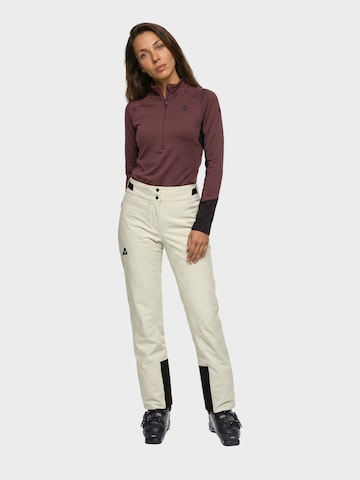 Regular Pantalon outdoor Schöffel en beige