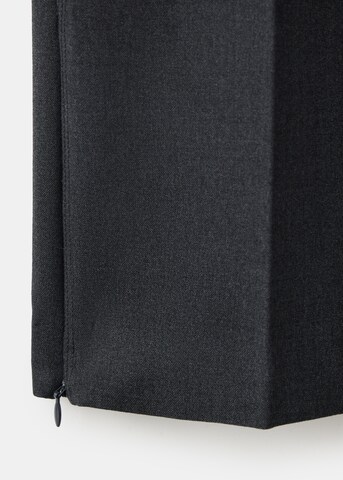 Wide leg Pantaloni con piega frontale 'ARIELLE' di MANGO in grigio: lato