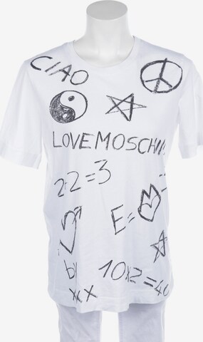 Love Moschino Shirt M in Weiß: predná strana