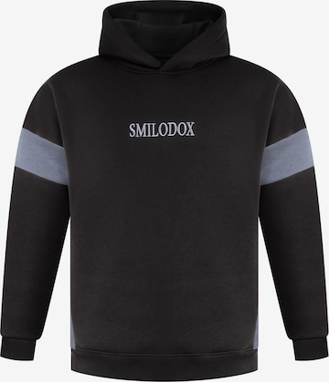 Smilodox Sweatshirt 'Jayden' in Schwarz: predná strana