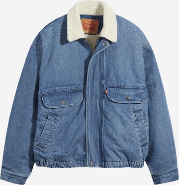 LEVI'S ® Übergangsjacke 'Rancher Sherpa Trucker' in Blau: predná strana