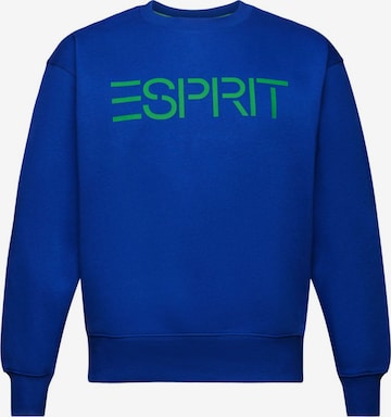 Sweat-shirt ESPRIT en bleu : devant