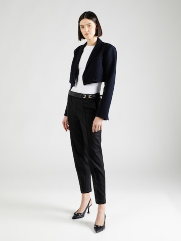 Regular Pantalon à plis Twinset en noir