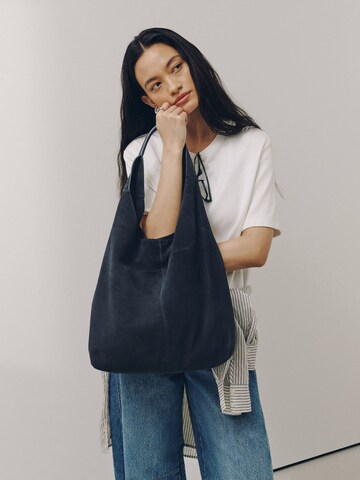 Next - Bolso de hombro en azul: frente