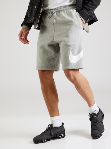 Nike Sportswearregular Hlače - siva boja: prednji dio