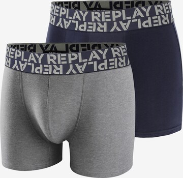 Boxers REPLAY en bleu : devant