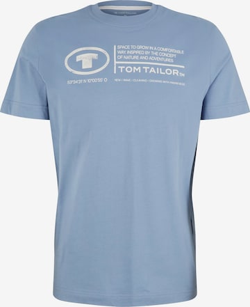 T-Shirt TOM TAILOR en bleu : devant