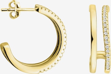 Sofia Milani Earrings 'Doubled' in Gold: front