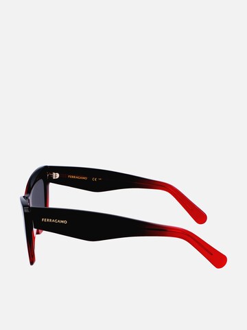 FERRAGAMO Zonnebril in Rood