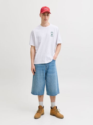 T-Shirt 'JORVacation' JACK & JONES en blanc