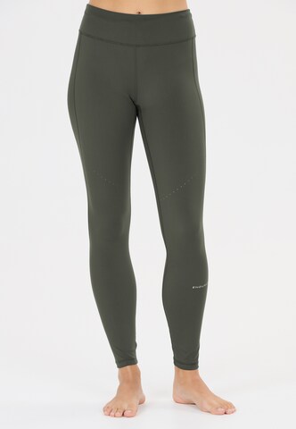 ENDURANCE Slim fit Sports trousers 'Annghone' in Green: front