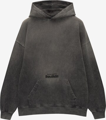 Sweat-shirt Pull&Bear en noir : devant