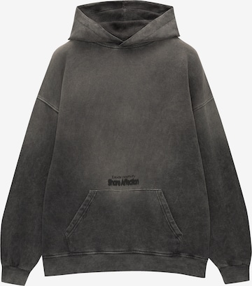 Sweat-shirt Pull&Bear en noir : devant