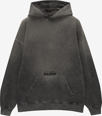 Pull&Bear Sweatshirt i taupe / svart, Produktvy