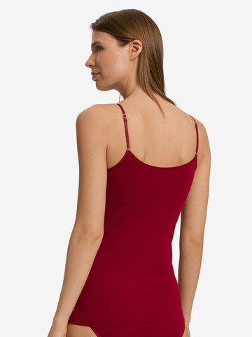 Hanro Unterhemd 'Cotton Seamless' in Rot
