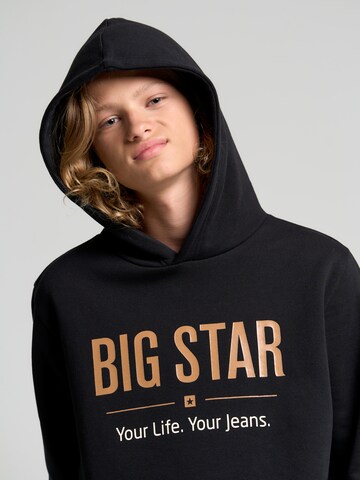 BIG STAR Sweatshirt in Schwarz