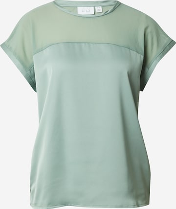 VILA - Blusa 'ELLETTE' em verde: frente