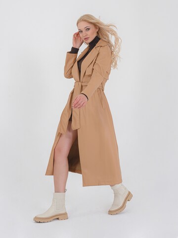 FRESHLIONS Between-Seasons Coat 'Lago' in Brown