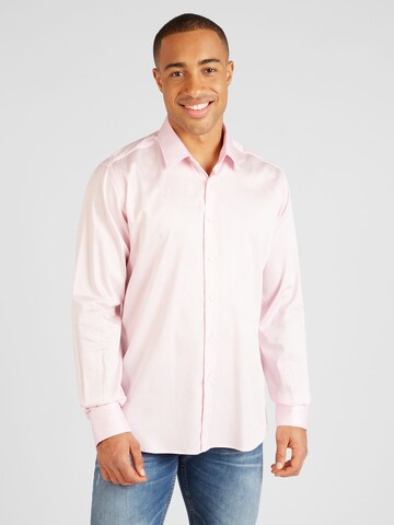 Karl Lagerfeld Regular fit Button Up Shirt in Pink: front