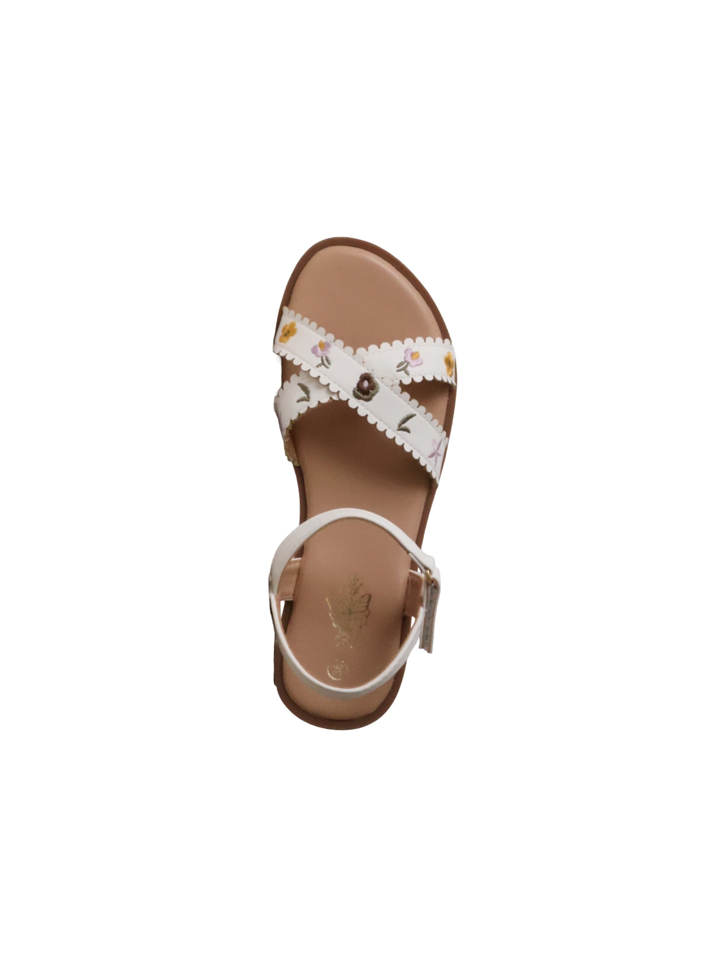 Super Mode Sandale 'Kindersandalen mit Klettverschluss'‌‌‌‌‌‌‌‌ in Weiß