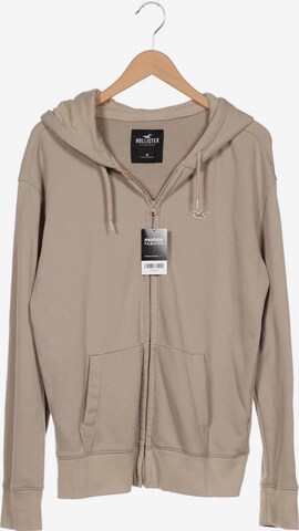 HOLLISTER Sweatshirt & Zip-Up Hoodie in M in Beige: front