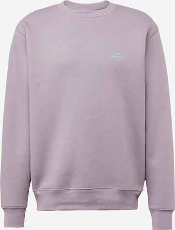 MADS NORGAARD COPENHAGEN Sweatshirt in Lila: voorkant