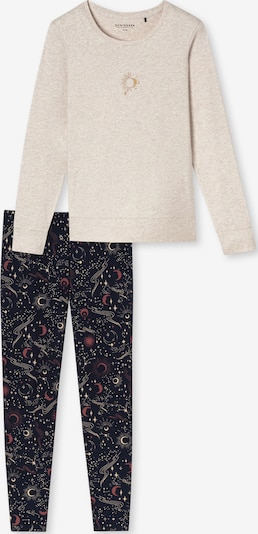 SCHIESSER Pyjama 'Cotton' in S/Regular in beige, Produktansicht