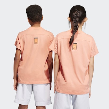 ADIDAS SPORTSWEAR Performance Shirt 'City Escape' in Orange