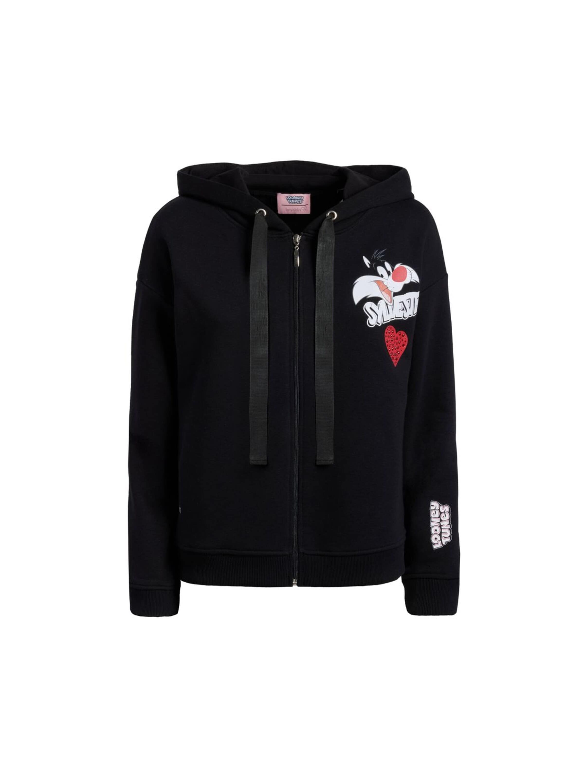 Felpa 'Sweat Shirt Lt' di Braccialini in nero: frontale
